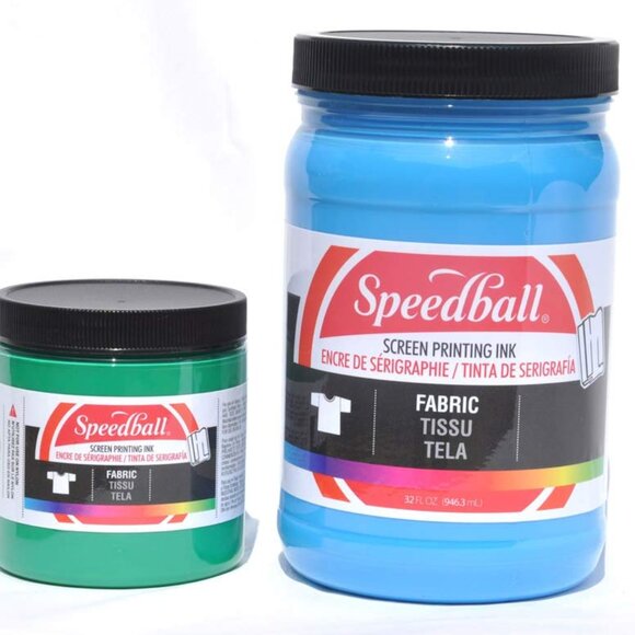 Special Fabric Screen Printing Ink Size: 3.62" x 3.62", Color: White (32 oz) - Picture 1 of 3